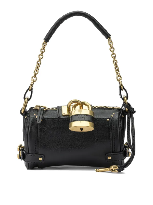 Paddington Shoulder Bags Black - Chloé