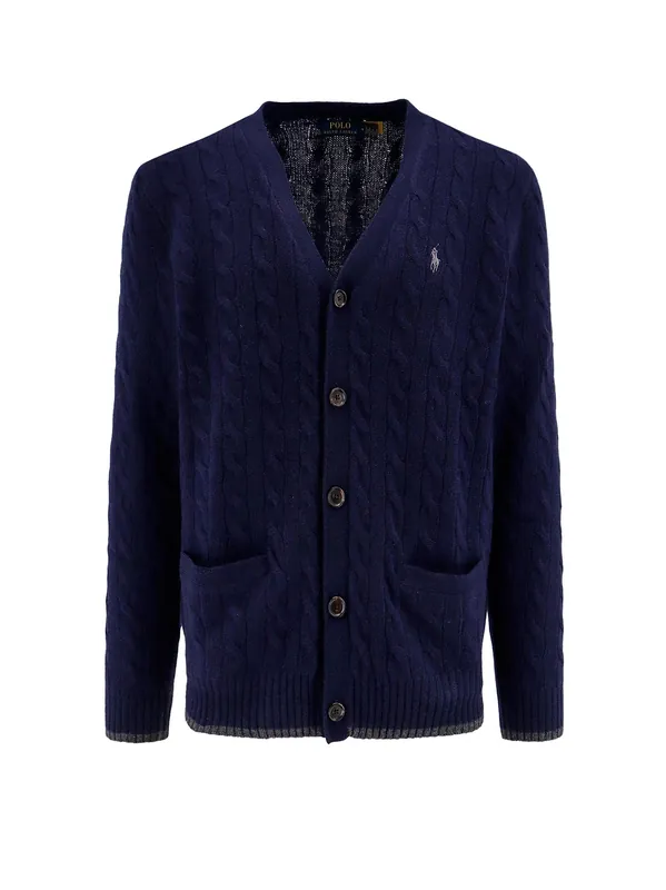 Wool And Cashmere Cardigan - Polo Ralph Lauren