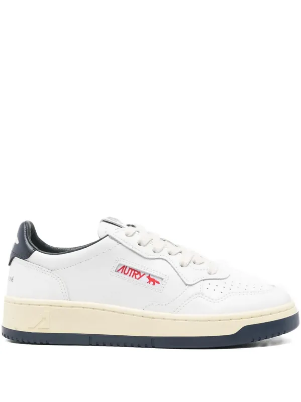Autry X Maison KitsunÈ Leather Sneakers