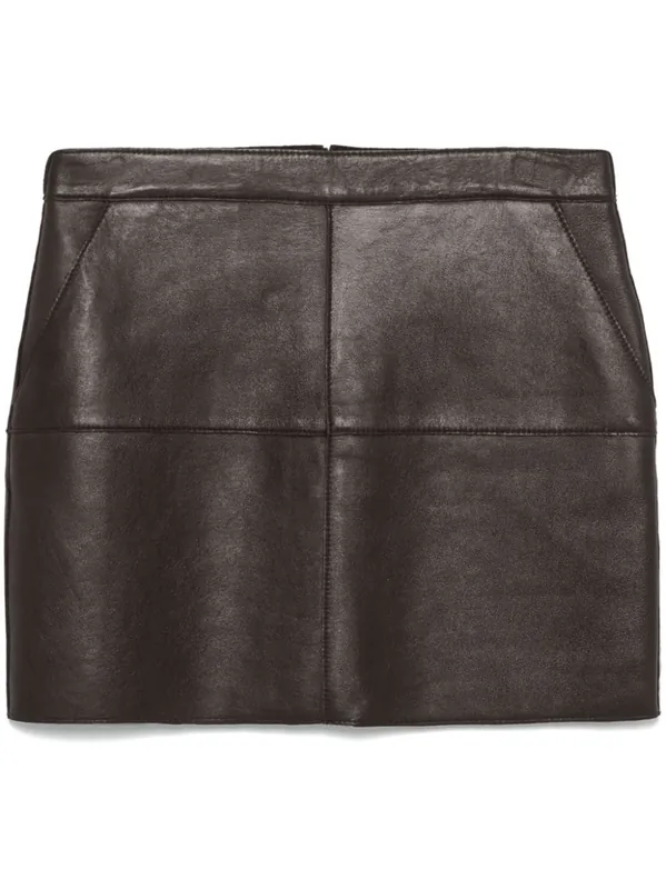 Leather Mini Skirt - P.A.R.O.S.H.