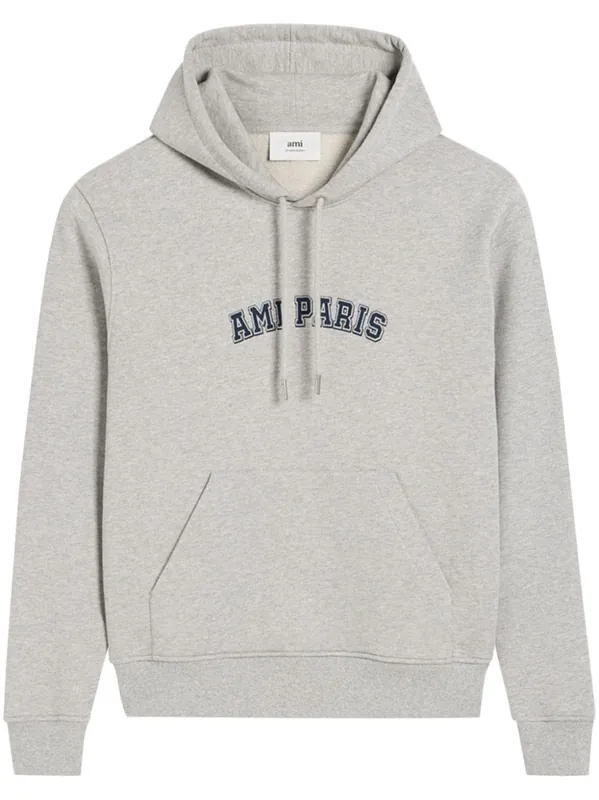 Logo Cotton Hoodie - Ami Paris