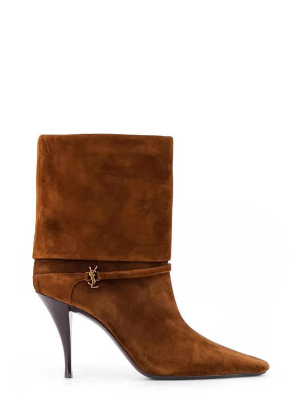 Vicky 90 Suede Boots - Saint Laurent