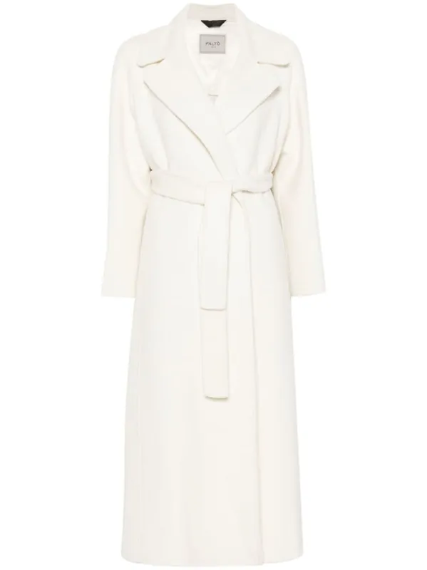 Paola Wool Belted Coat - Palto