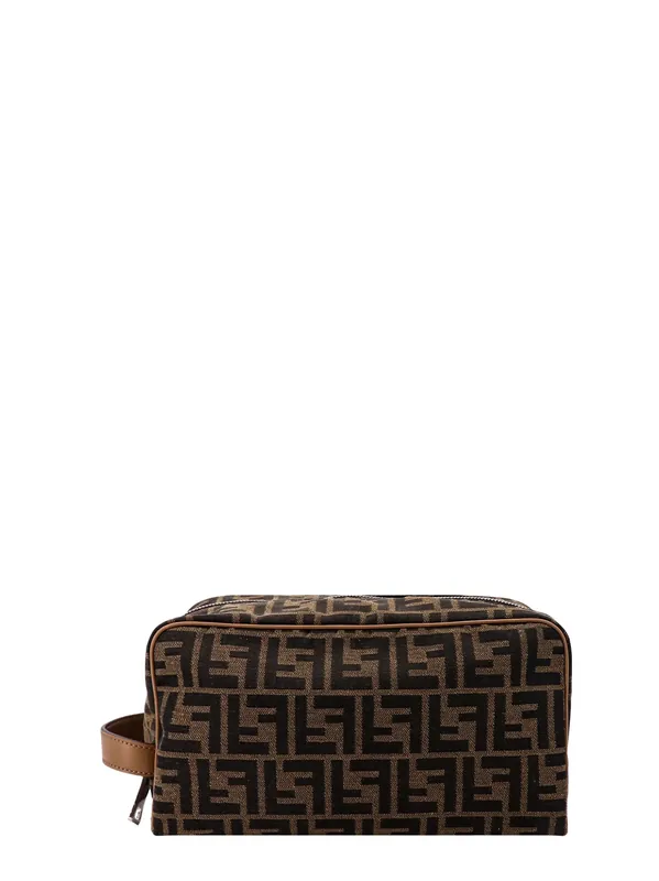 Ff Jacquard Fabric Beauty Case - Fendi