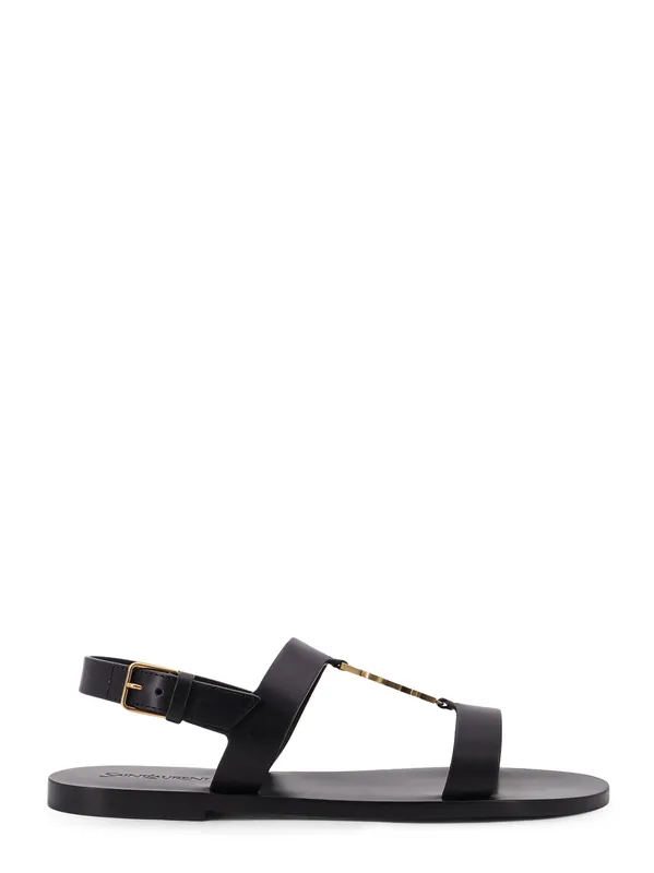 Cassandre Leather Sandals - Saint Laurent