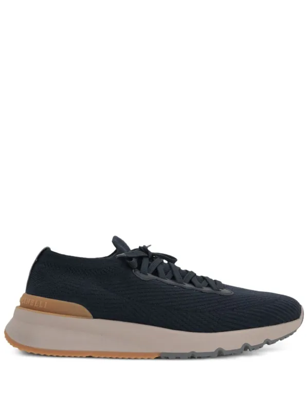 Wool Sneakers - Brunello Cucinelli