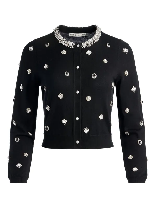 Dollie Wool Cardigan - Alice + Olivia