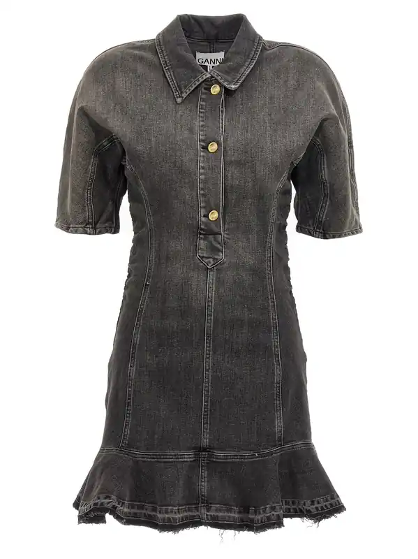 Tint Edge Dresses Black - Ganni