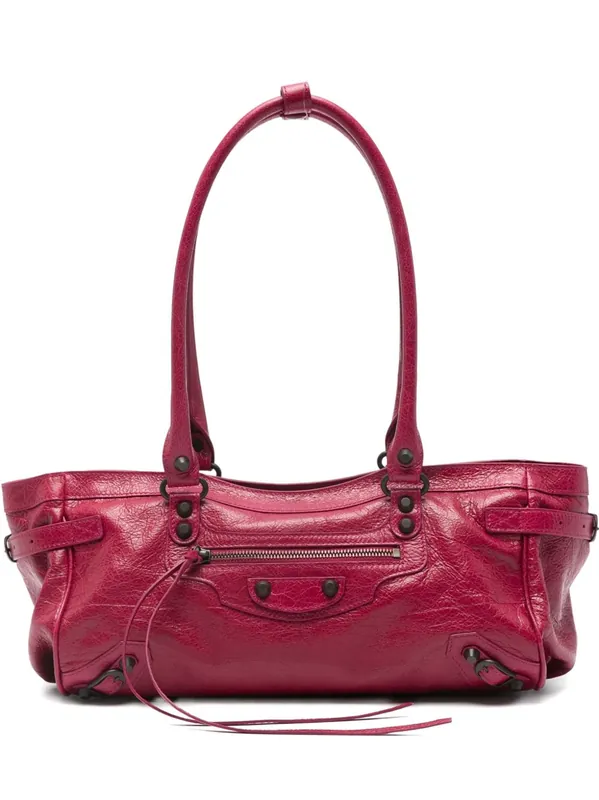 East West Leather Shoulder Bag - Balenciaga