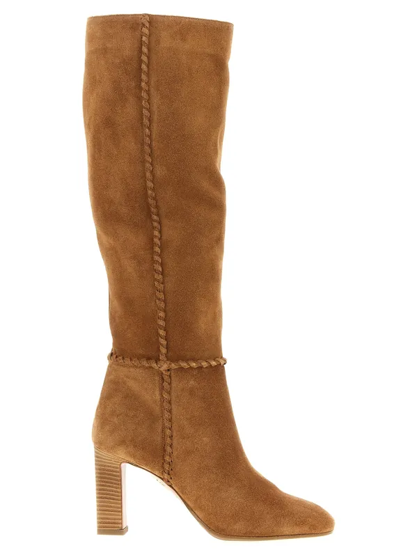 Indy Boots And Ankle Boots Beige - Aquazzura