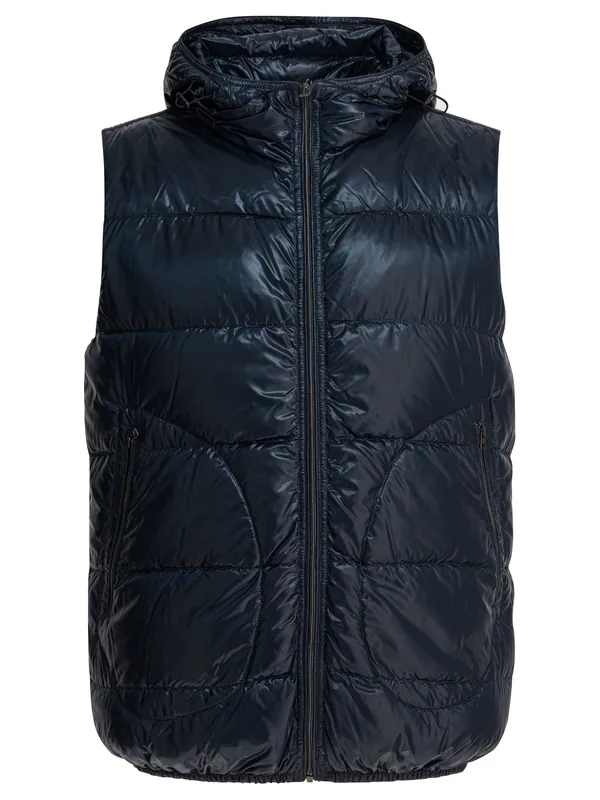 Nylon Sleeveless Jacket Jackets And Coats Blue - Herno