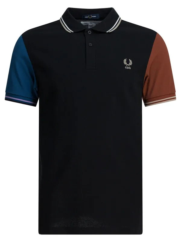 Comme Des GarçOns X Fred Perry Polo Shirts Black