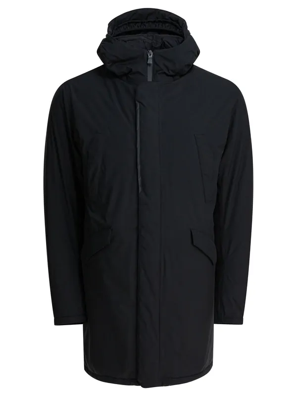 Fishtail Gore Jackets And Coats Black - Herno