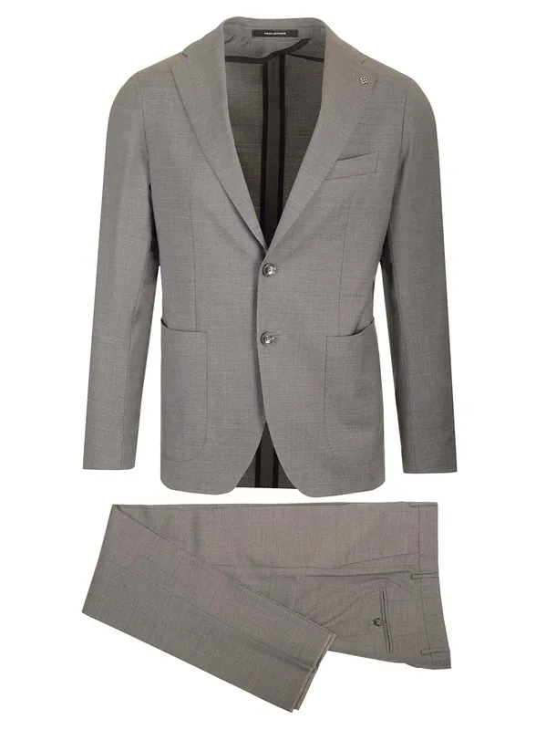Montecarlo Wool Suit Dresses Grey - Tagliatore