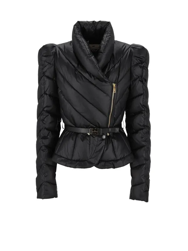 Quilted Nylon Down Jacket - Elisabetta Franchi