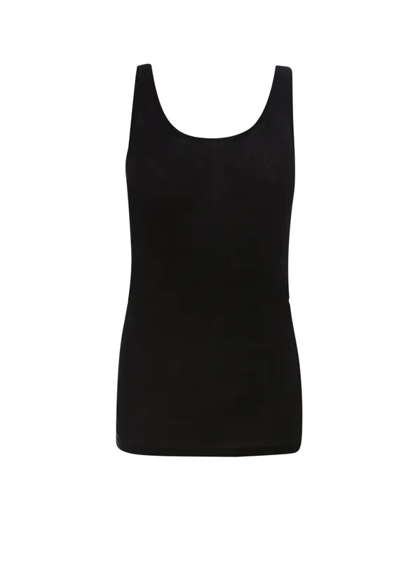 Ribbed Cotton And Modal Tank Top - Saint Laurent