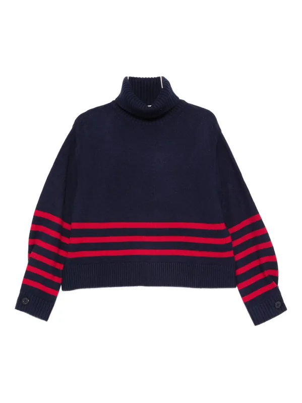 Elisa Wool Blend Turtle-Neck Jumper