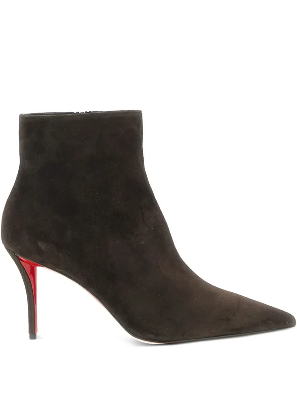Miss Z Leather Ankle Boots - Christian Louboutin