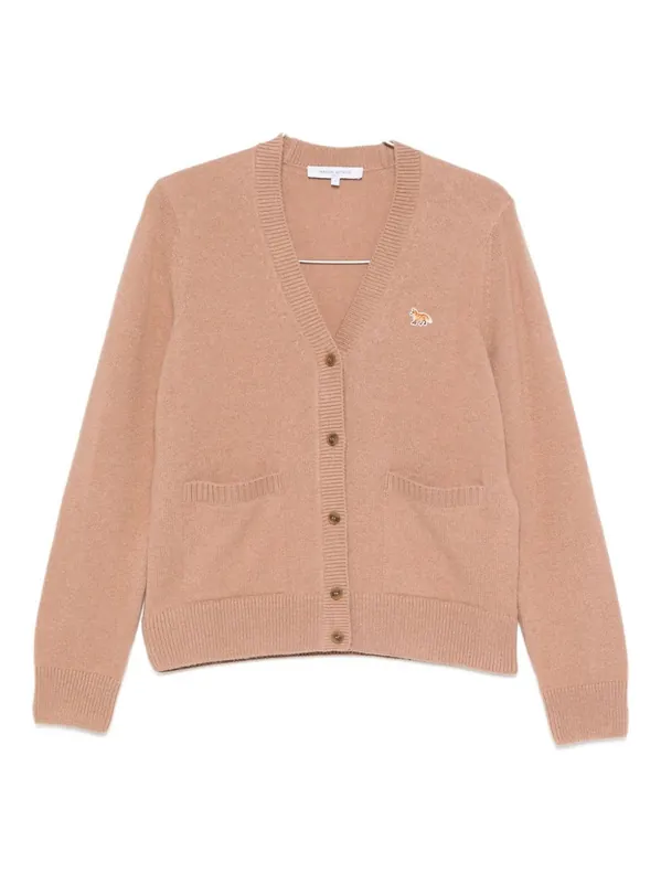 Baby Fox Wool Cardigan - Maison Kitsuné