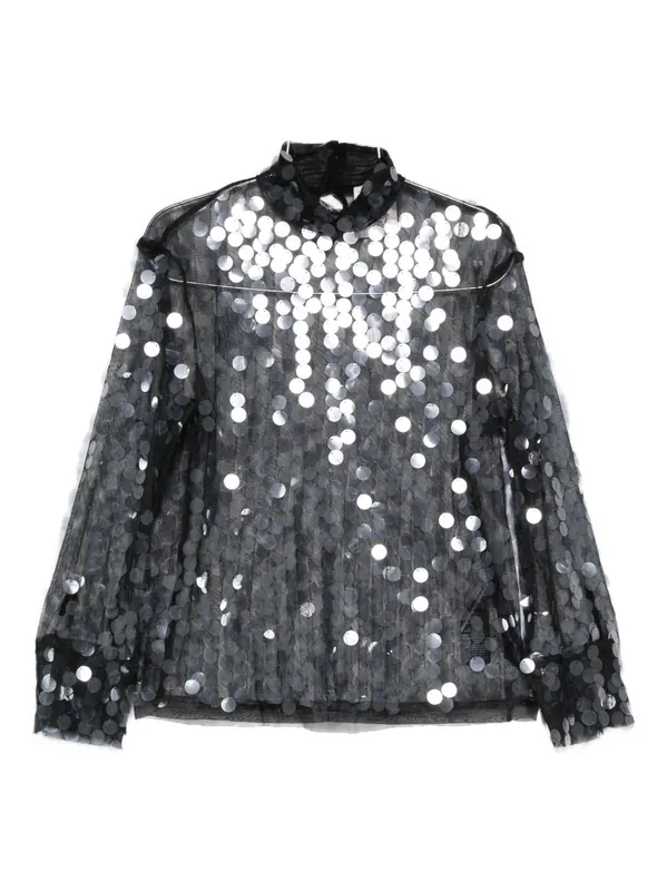 Sequined Blouse - Semicouture
