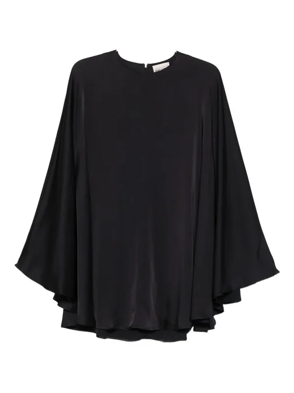Silk Blend Mini Dress - Semicouture