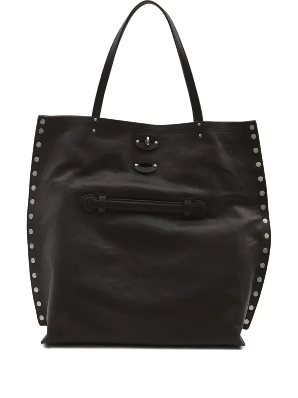 A'Spasso Tabacco Medium Leather Handbag - Zanellato