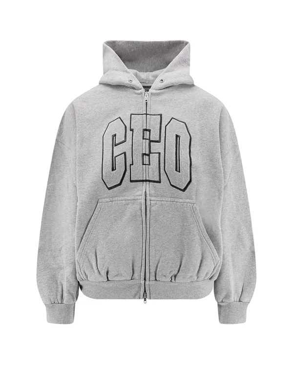 Cotton Hooded Sweatshirt - Balenciaga