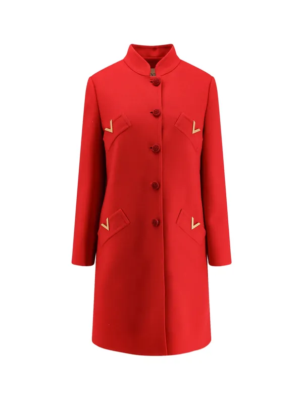 Wool And Cashmere Coat - Valentino Garavani