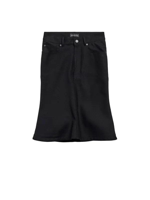 Cotton Midi Skirt - Balenciaga