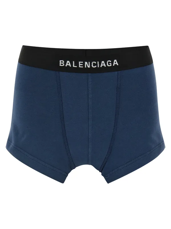 Cut Off Brief Skirts Blue - Balenciaga