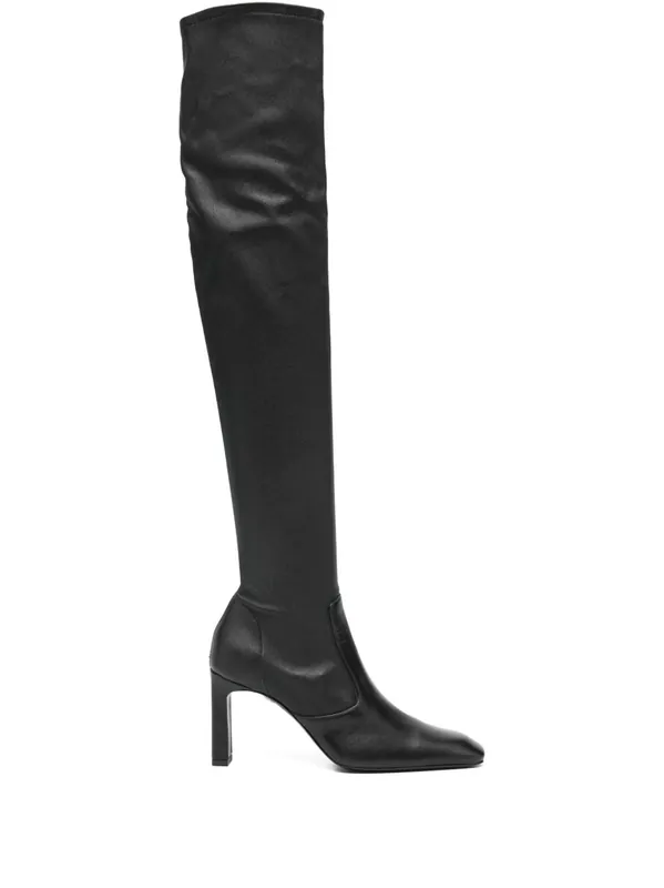 Leather Heel Boots - Toteme
