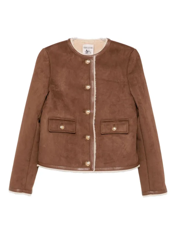 Faux Fur Jacket - Semicouture