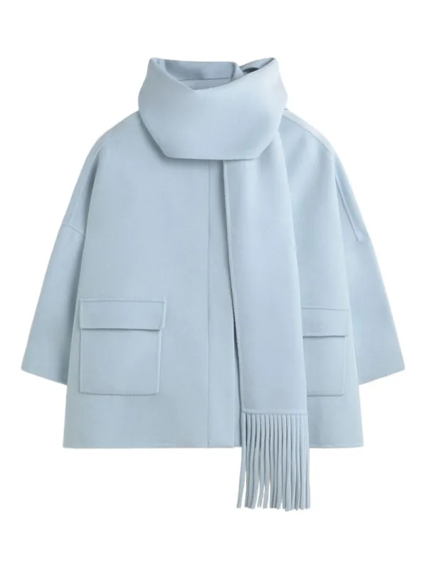 Wool Scarfed Cape - Ermanno Firenze