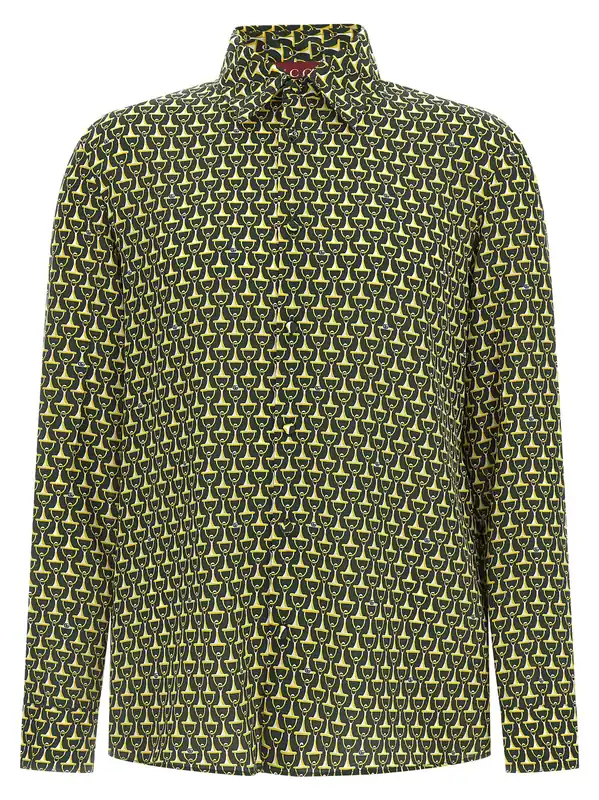Horsebit Shirt Shirt And Blouse Green - Gucci