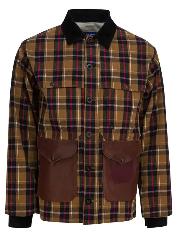 Lightweight Check Jacket Jackets And Coats Brown - Junya Watanabe Man