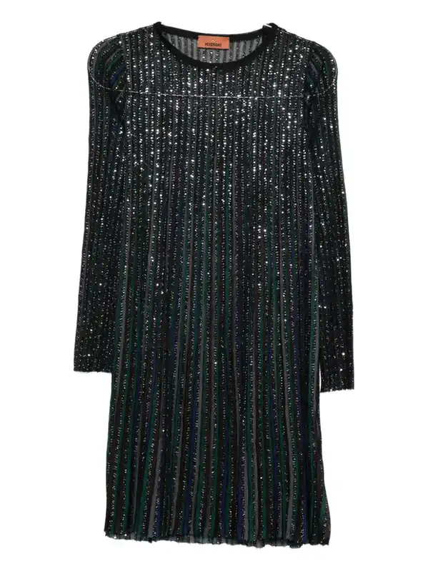 Decorated Striped Dress - Missoni