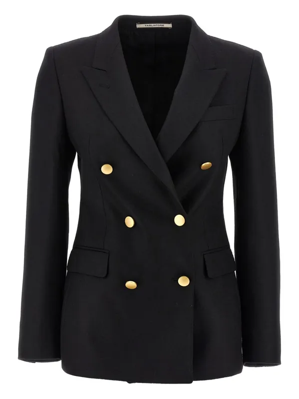 Wool Double-Breasted Jacket