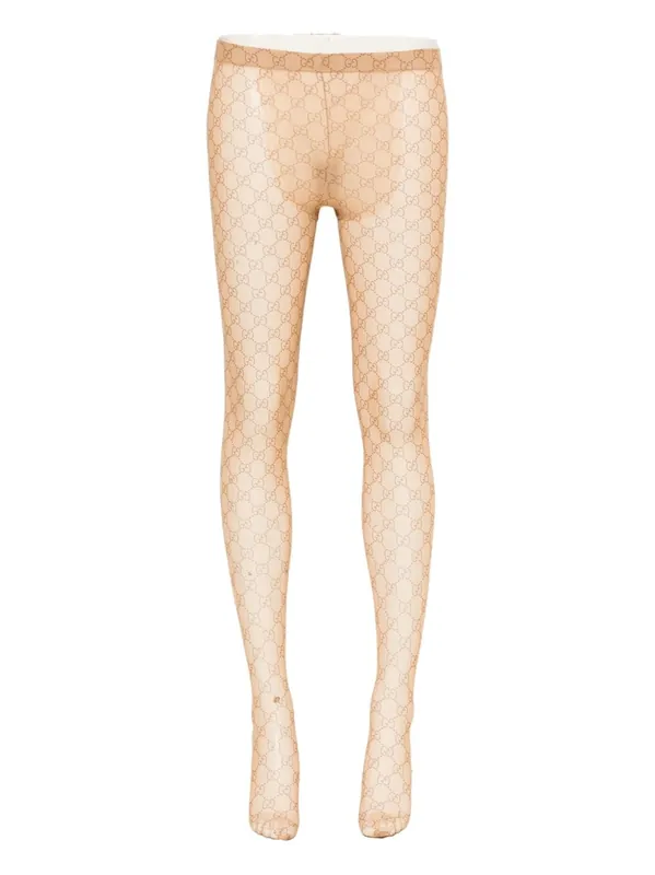 Gg Nylon Tights - Gucci