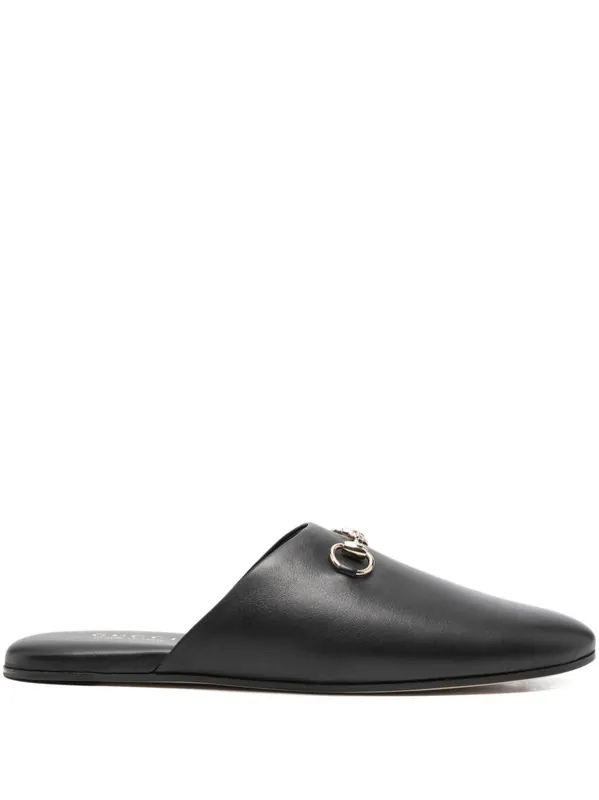 Leather Slippers - Gucci