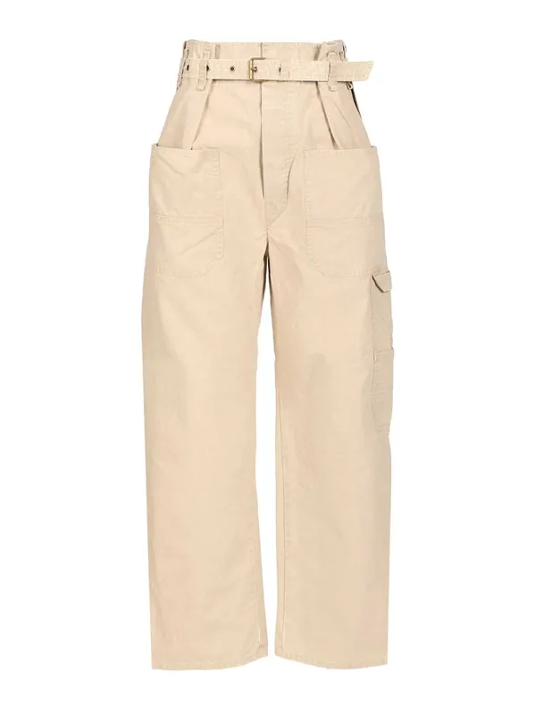 Mathilda Trousers Beige - Isabel Marant ÉToile