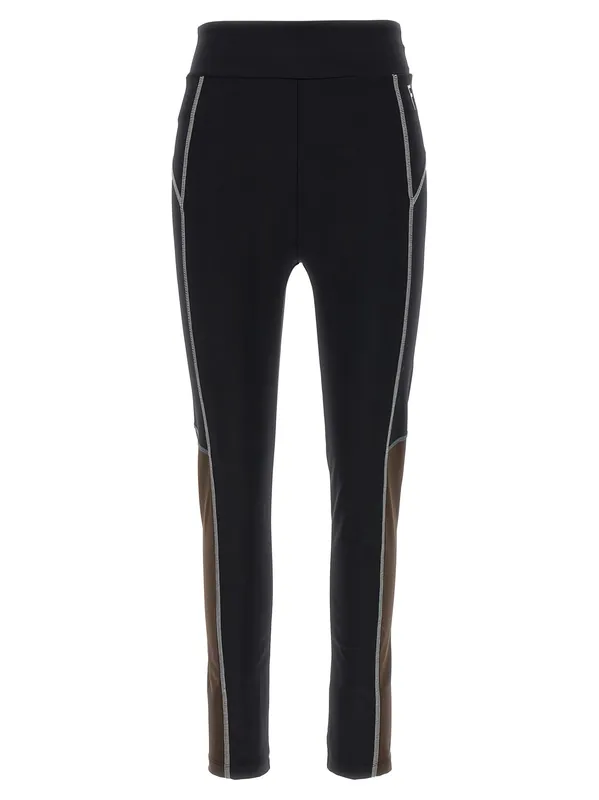 Color Block Leggings Black - Fendi