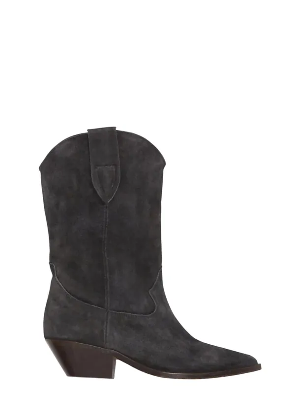 Stivali Duerto Da Cowboy In Pelle Di Vitello Scamosciata - Isabel Marant