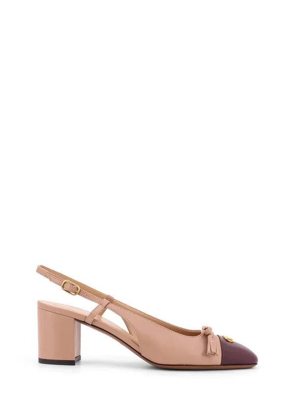 Leather DéColleté With Metal Logo - Valentino Garavani
