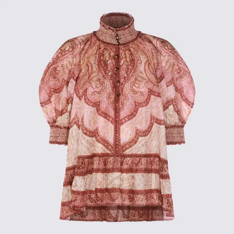 Top Tapestry Burgundy Multi - Zimmermann