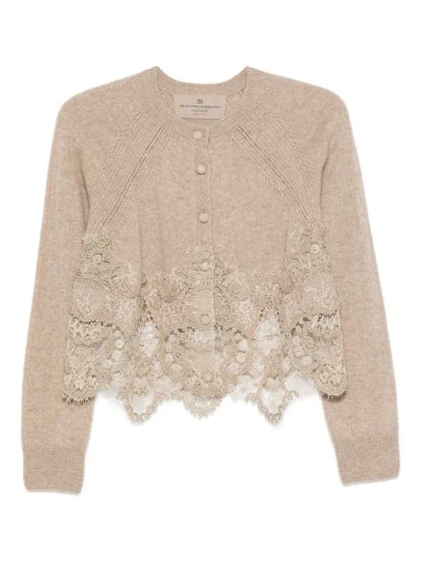 Lace Cashmere Cardigan - Ermanno Scervino