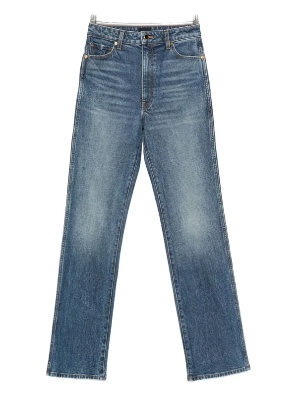 Denim Cotton Jeans - Khaite