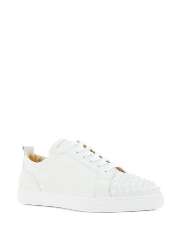 Louis Junior Spikes Leather Sneakers - Christian Louboutin