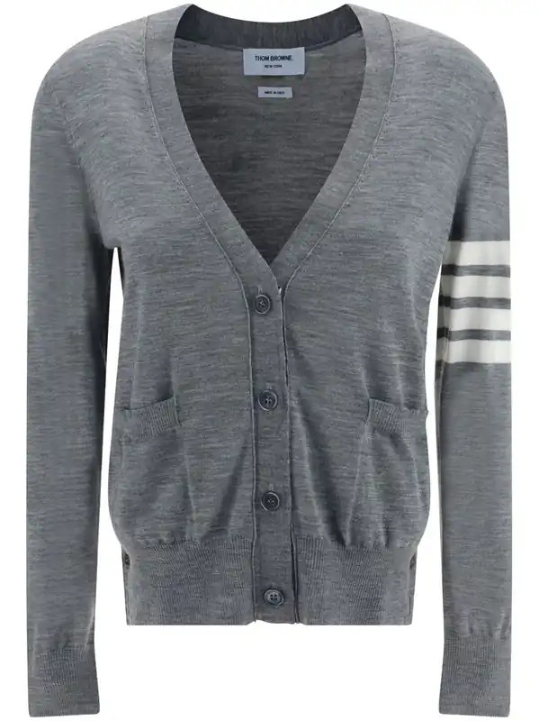 Wool Cardigan - Thom Browne