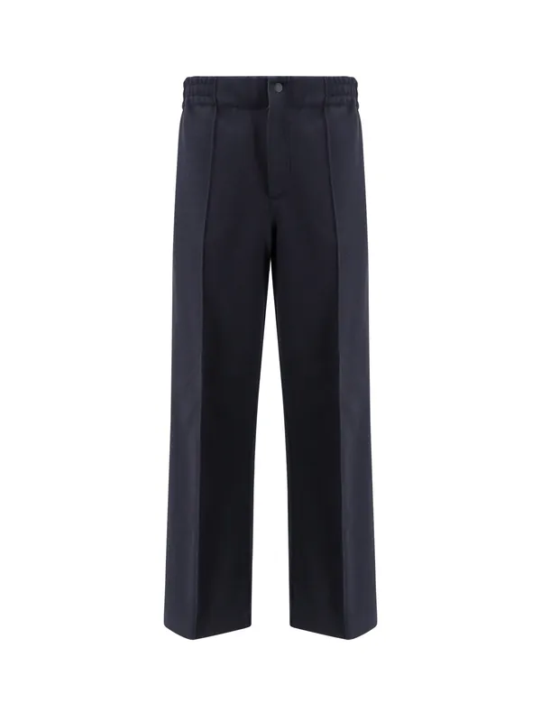 Interlock Trousers With Embossed Logo - Moncler Grenoble