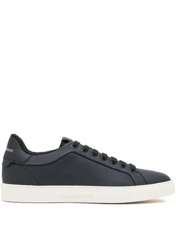 Leather Sneakers - Emporio Armani Exclusive